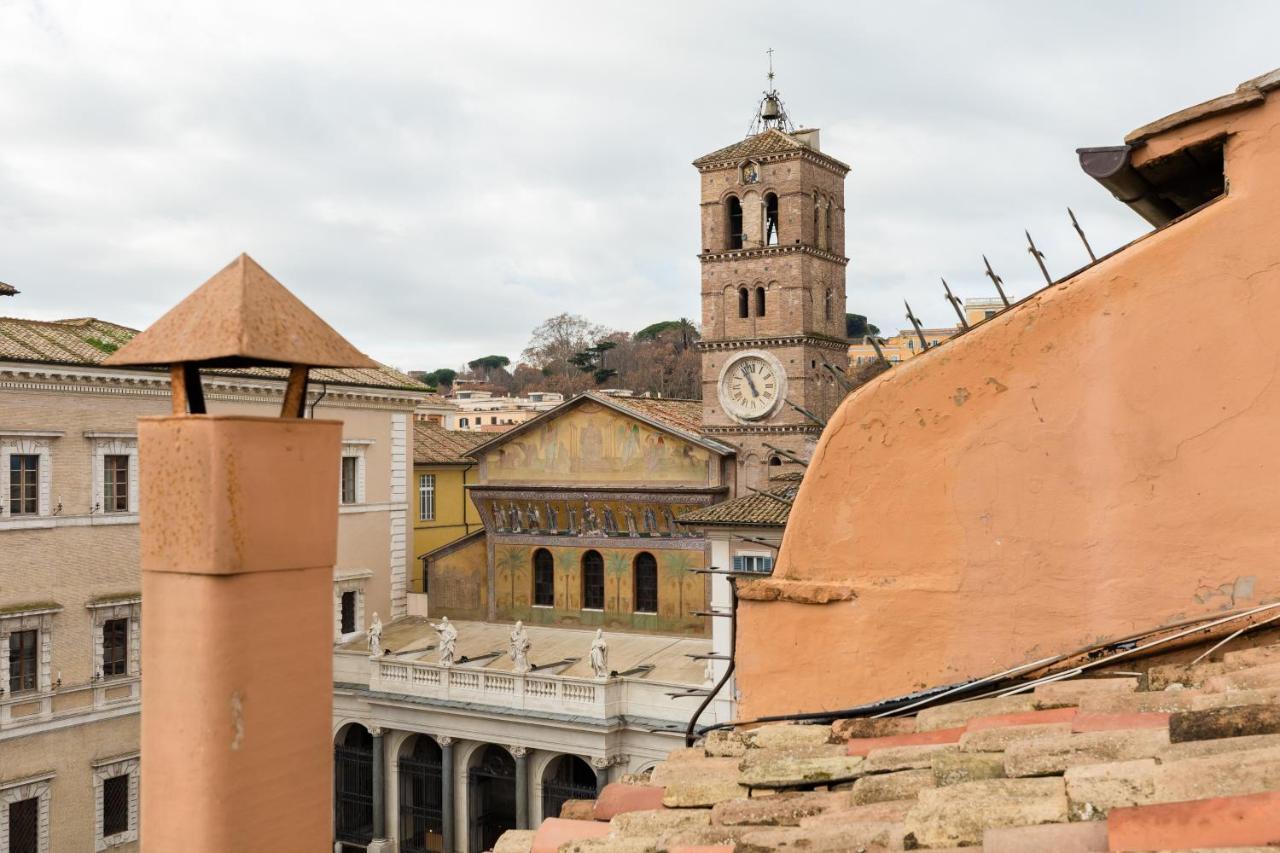 Amazing Penthouse With Private Terrace In Trastevere Roma Exterior foto